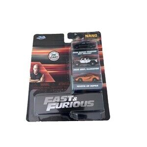 Fast & Furious 2020 Dodge Charger, Jeep Gladiator, Toyota GR Supra Car Toys New
